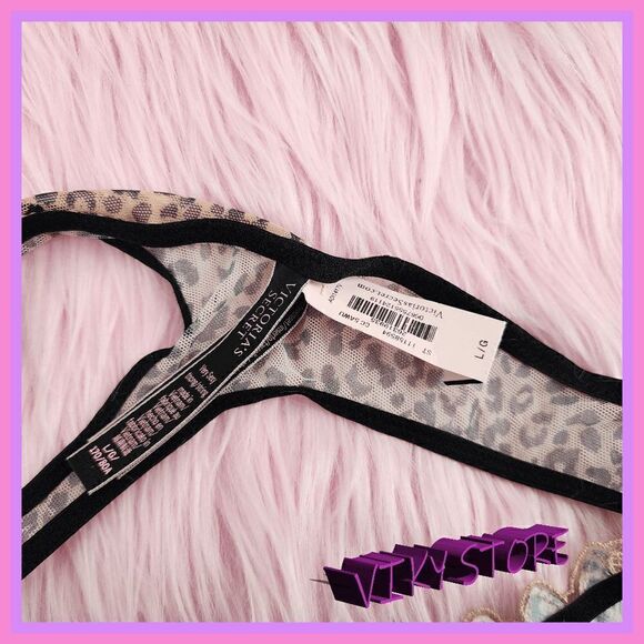 Victoria's Secret Very Sexy Animal Print Floral Tanga: Wild Elegance in Large! - Picture 7 of 8